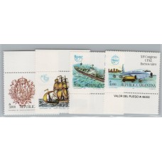 ARGENTINA 1990 GJ 2499/502 SERIE COMPLETA DE ESTAMPILLAS NUEVAS MINT U$ 5